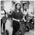 Florencia - Dievča a Segway